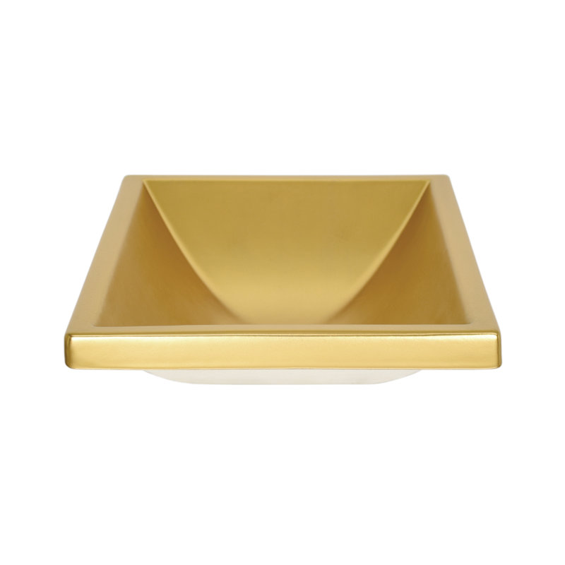Amara 20" Single Bathroom Sink, Matte Gold