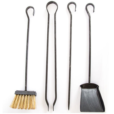 Piece Metal Fireplace Tool Set