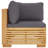 Ayzel Wood Patio Sofa with Cushions-1456765684-1425450495