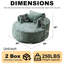 Canapé simple rembourré pivotant à 360 degrés-759725478-759725497