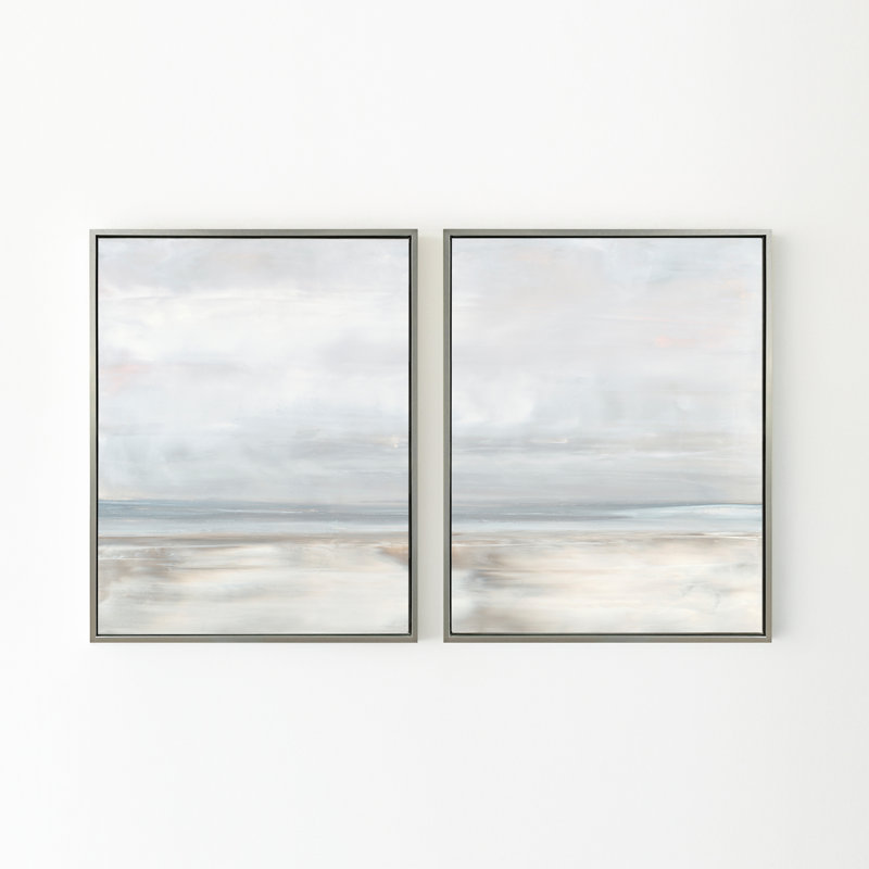 Simpatico Print by Carol Benson-Cobb, 41.5" H x 63" W, Silver