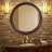 Meayki Solid Wood Round Mirror-868179836