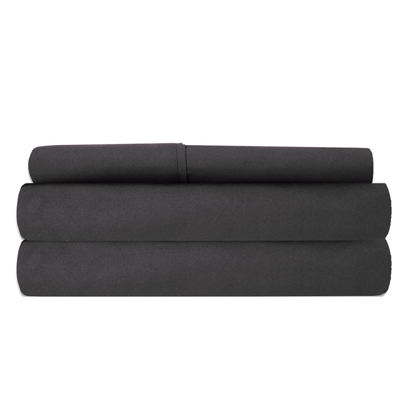 Microfiber Sheet Set, Black