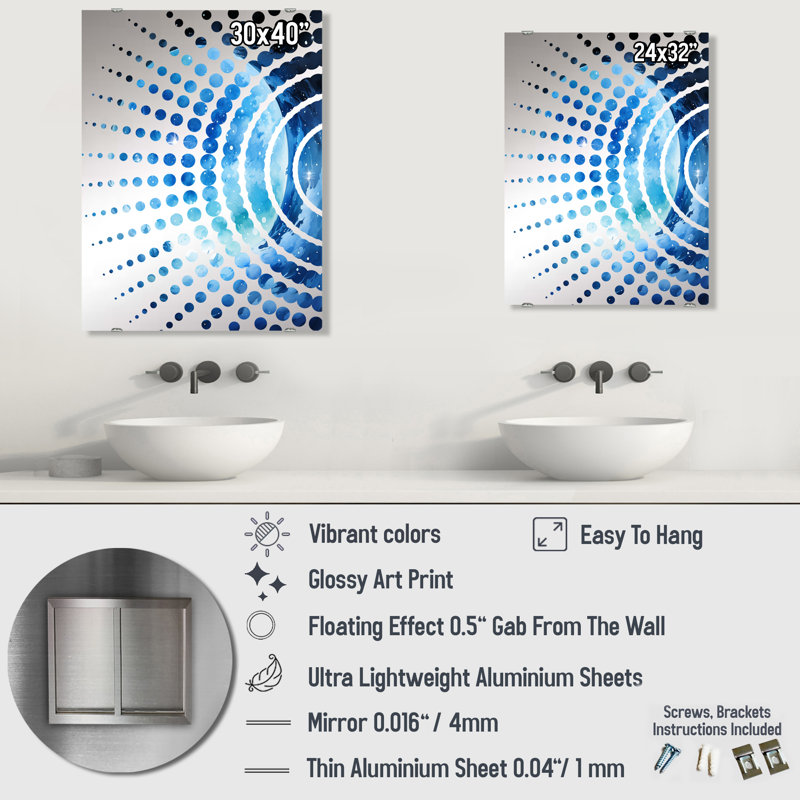 Rayman - Planets Wall Mirror MIR139103, 32" x 24"