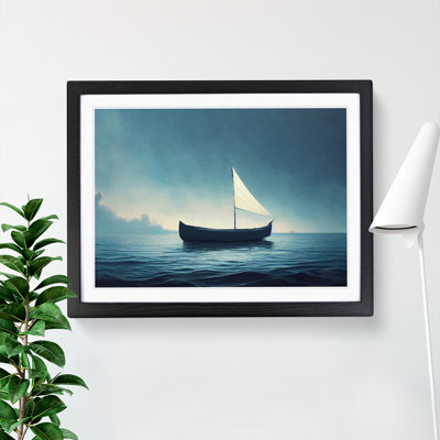 Solo Sailing Boat Vol.2 - Framed Print