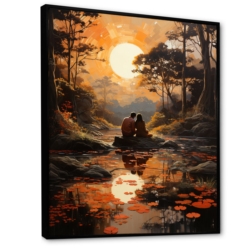 Baufield " Hinduisim Hindu Divinity This III ", Black Floater Framed, 44" H x 34" W x 1.5" D