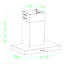  Hotte murale convertible 104 en acier inoxydable 104 Series 104