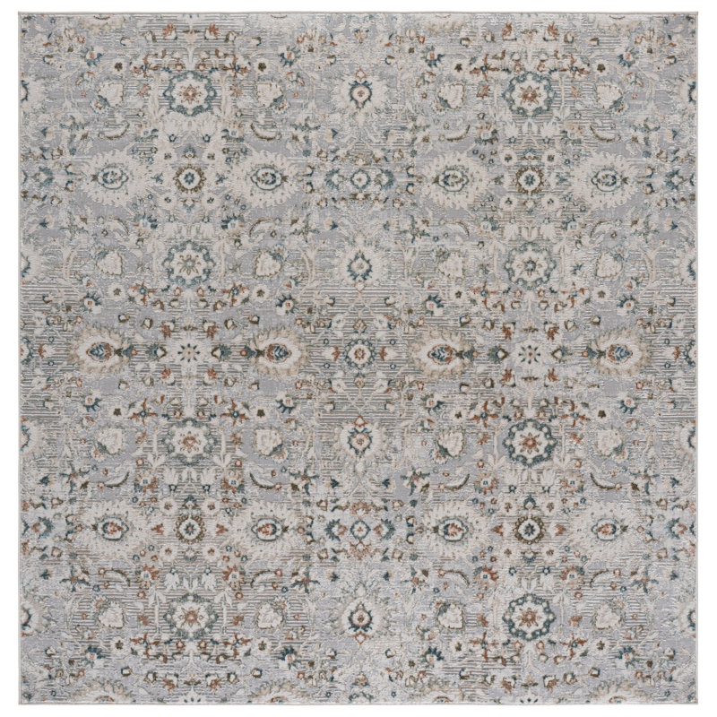 Maven Performance Oriental Indoor Rug, Square 6'7"