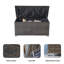 Grande boîte de rangement extérieure en osier - cadre, doublure imperméable, double élévateur à gaz-115593831-115593835
