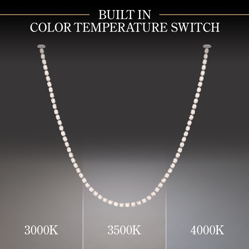 Seduction LED Pendant, Polished Nickel, Slim, 238.9 " H x 2.63" W x 2.63" D