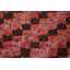 Tapis de couloir damier marocain noué à la main 3 x 13