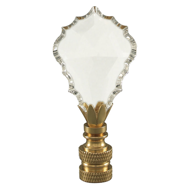 Crystal Gothic Cross Lamp Finial