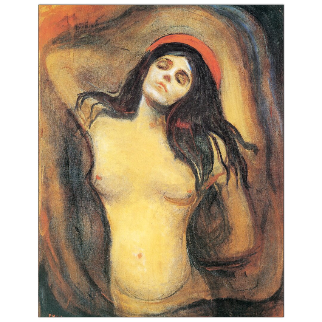 Poster ''Madonna 1894-1895'' von Edvard Munch, Kunstdruck