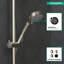 Croma C 100 3-Jet Multi Function Handheld Shower Head-2735749