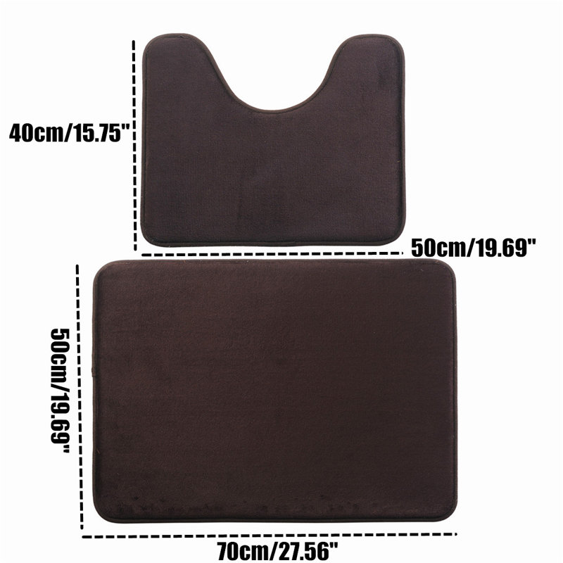 Barnum Non-Slip Contour Mat, Coffee