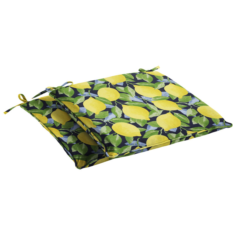 Outdoor 2'' Dining Chair Chair Pad, 2" H x 17" W x 17" D