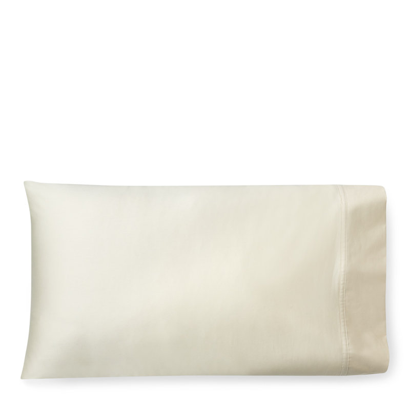 Ensemble de 2 taies d'oreiller en satin Spencer, Lin, Très grand
