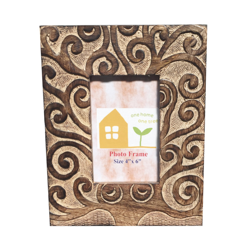 Lomita Solid + Manufactured Wood Picture Frame, 20cm x 26cm, Brown