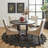Waterfall 5 Piece Round Dining Set