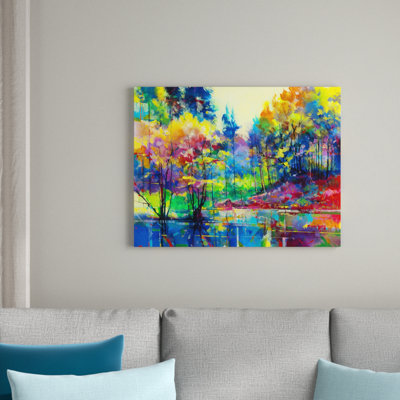 Meadowcliff Pond by Doug Eaton - Painting
