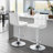 Faux Leather Swivel Bar Stools, Adjustable Counter Height Barstools Chair with Backrest and Footrest-475898521-518786943