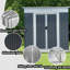 Remise de rangement extérieure pour toit-terrasse de 6 pi x 4 pi