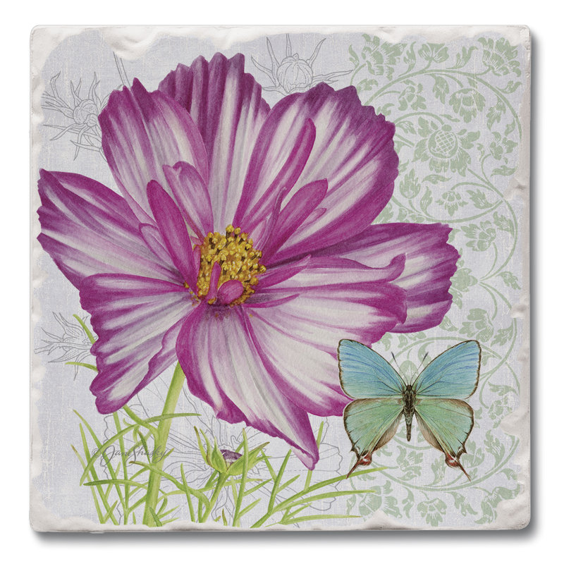 Sous-verres en pierre absorbants - ensemble de 4 - Cosmos