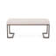 Banc rembourré capitonné