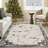Monaco Series Abrstract Black/Gray/Ivory/Beige Area Rug-1239267984