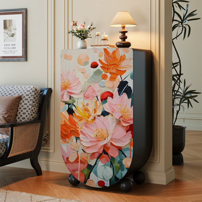 Commode florale luxueuse de style français