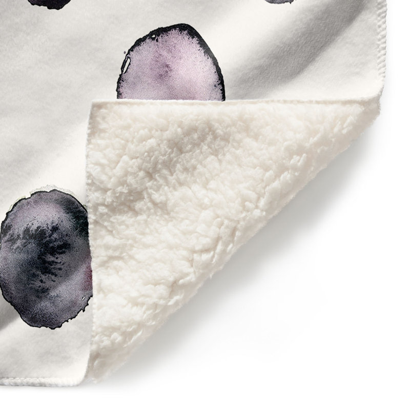 Couverture sherpa à trois doux circle joy, l 51 po x L 60 po