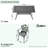 Tameia Patio Dining Set with , Cushions Included-20223005-20223007