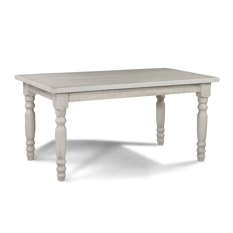 Table de salle à manger Valerie, Blanc cassé