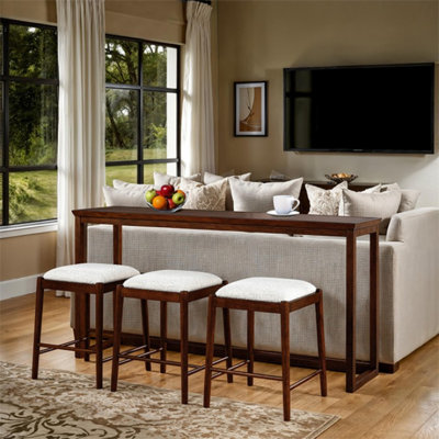 Kaan Sofa Table With 3 Stools