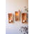  Rustic Clay Roofing Tile Taper Candle Holder with Bird