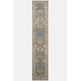 Oriental Area Rug in Gray