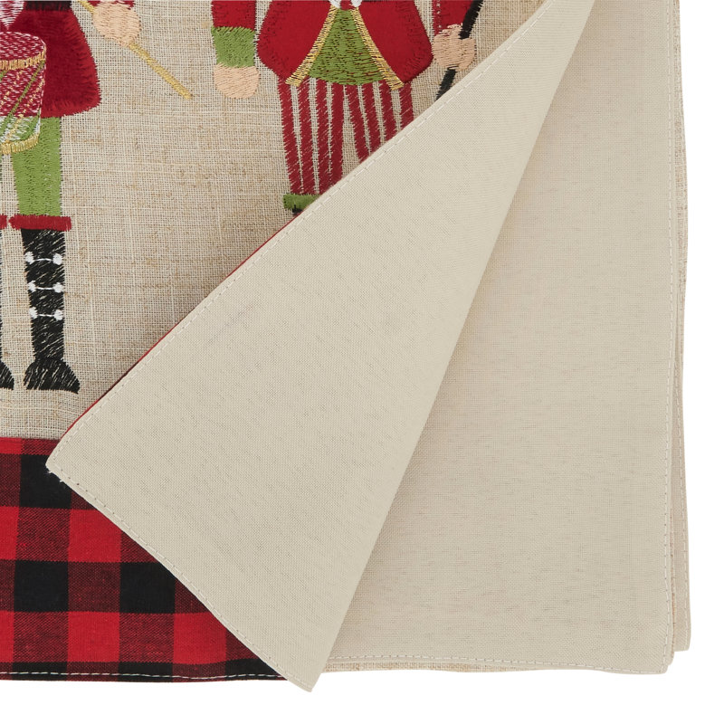 Christmas Elegance Nutcracker Table Runner