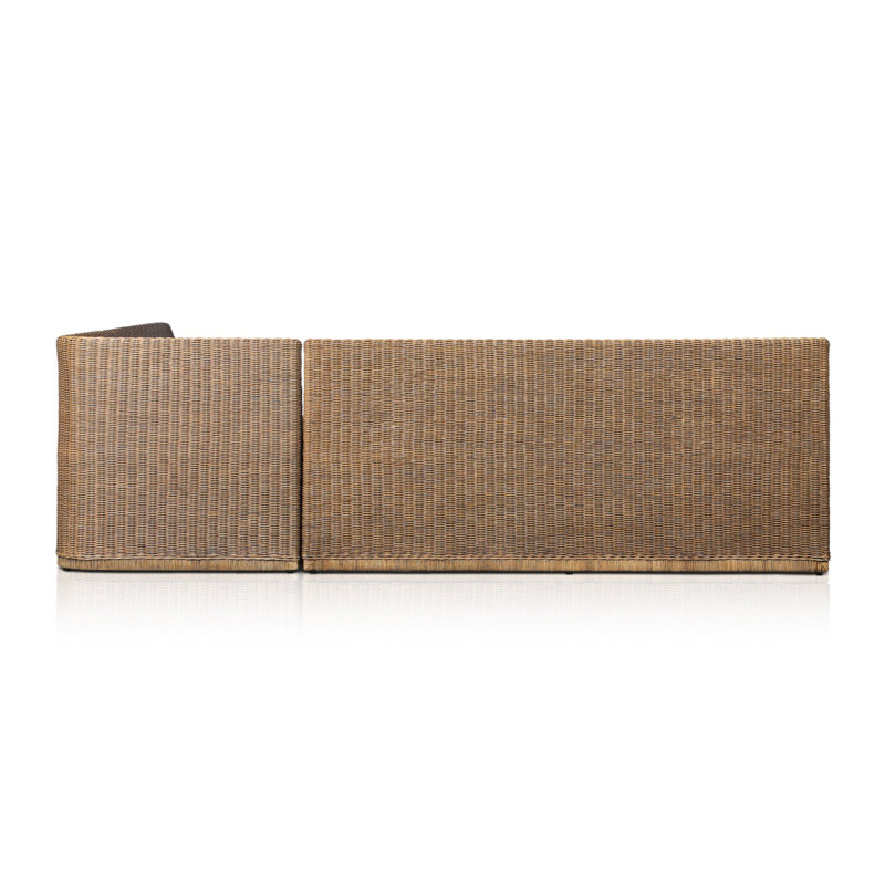 Senna L-Shape Dining Banquette, 32.5" H x 144.75" W x 83.25" D, Left Hand Facing