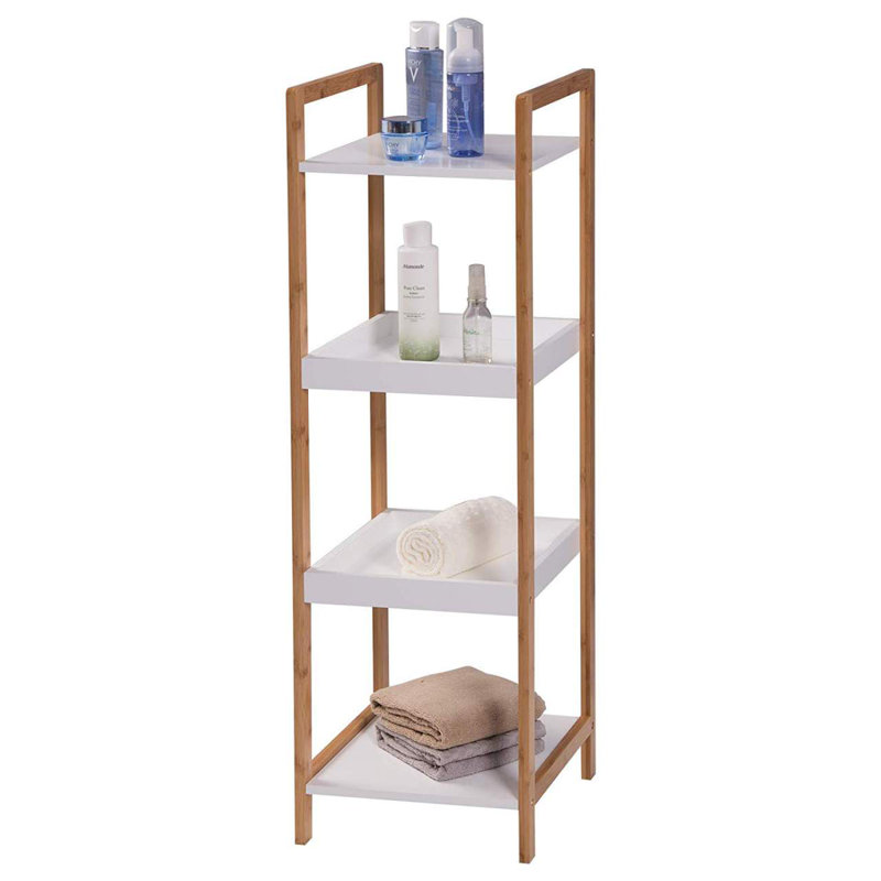 Dwinnell Bamboo Freestanding Bathroom Shelves