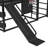 Calix Loft Bed With Basketball Hoop, Climbing Wall, And Metal Frame-125179410