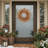 24" Faux Fall Thanksgiving Day Pumpkin Berry Wreath for Front Door-1506255069