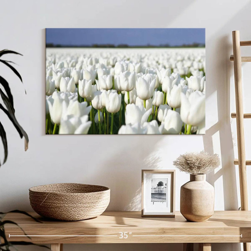 Tulipes blanches sans fin Alvord, H 8 po x l 12 po