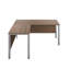 Buariki L-Shaped Metal Base Executive Desk-203599901-203599910-203599911
