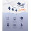 Oreiller moelleux en duvet synthétique Aylin PureAssure-715409452