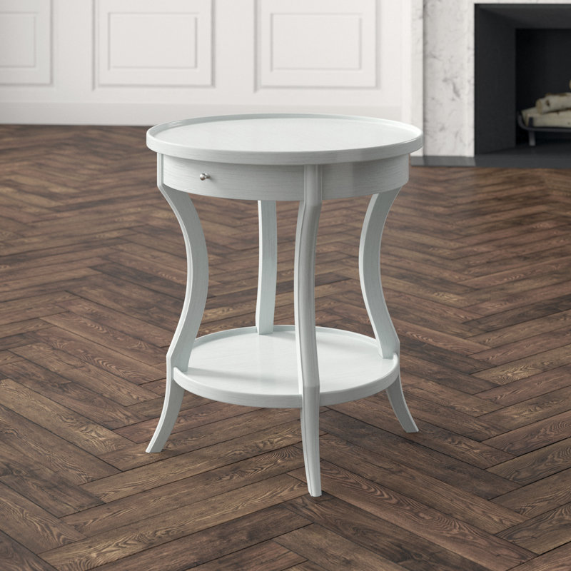 Stacey End Table, Carrara