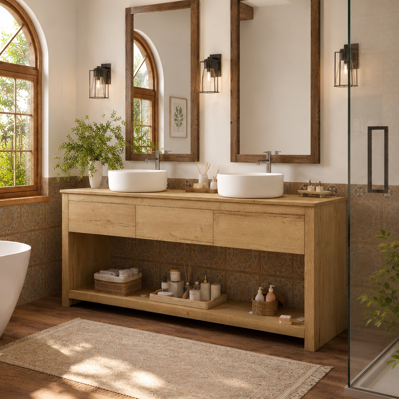 Meuble-lavabo double Farmhouse