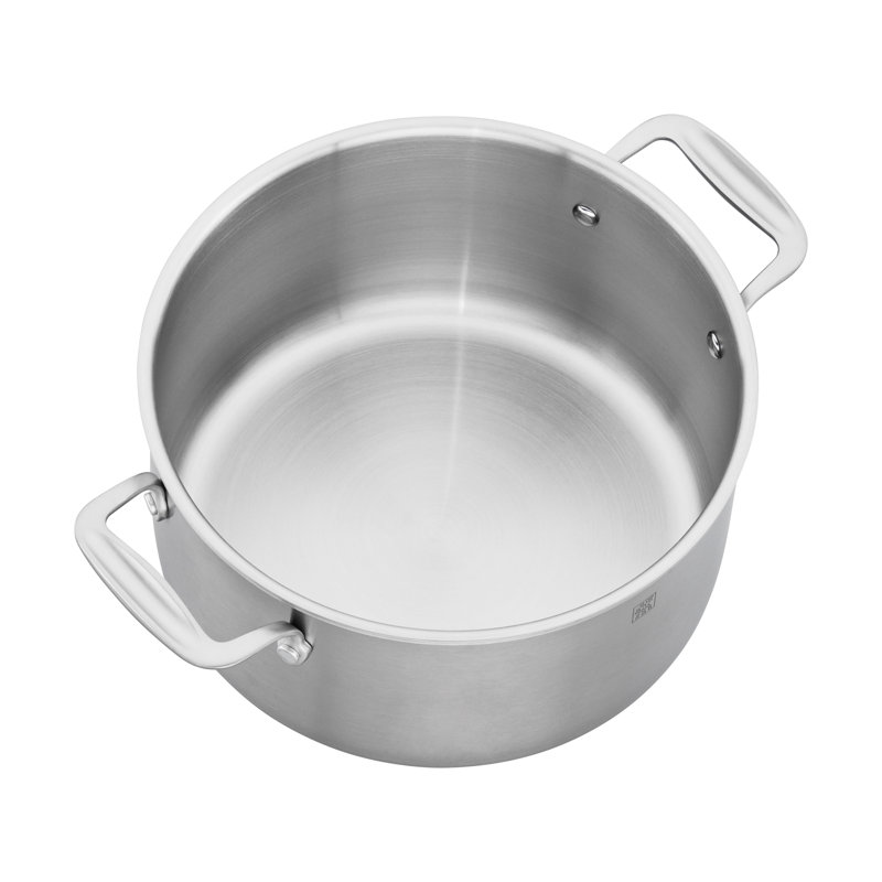 Zwilling Spirit 3-ply Stainless Steel Stock Pot, 6 qt