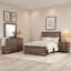 Ensemble de chambre avec grand lit 4 pièces Bello, brun taupe transitionnel et noir-114566365