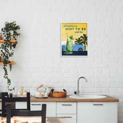 «Mint To Be Cocktail», estampe numérique, conception de Brett Blumenthal