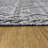 Hand Woven Geometric Polypropylene Dark Gray Rectangle Indoor Area Rug-156021451